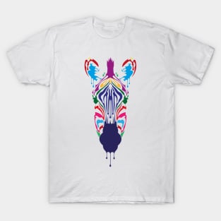 Colourful zebra T-Shirt